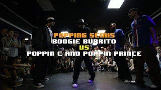 Prince & Poppin C vs Kid Boogie & Boogie Frantick – FREESTYLE SESSION 2018 POPPING TOP4