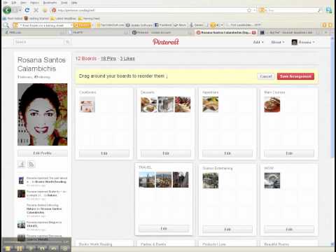 how to rearrange pins on pinterest
