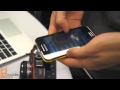 Samsung Galaxy Beam projector smartphone live from MWC 2012
