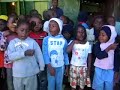 Children singing  about HIV Virus in  Windhoek, Namibia