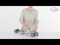 Miniature vidéo Accessoires pour poupon Corolle 36/42/52 cm : Poussette Canne Rose
