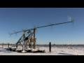 Selsam Superturbine in Boron, CA in Snow, sponsored by  California Energy Commission