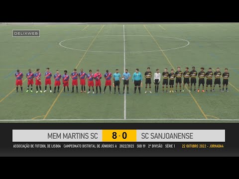 Mem Martins SC (8-0) Sanjoanense [SUB19 J04]