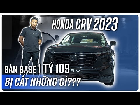 Honda CR-V 2023 bản base 1,109 tỉ: Không cảm biến, màn hình bé, vẫn có Sensing