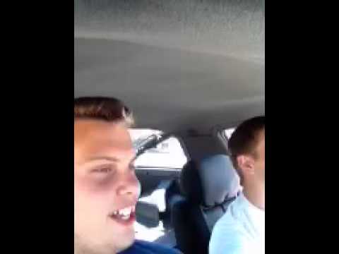 Adam and Chris, comedians going to Bimart