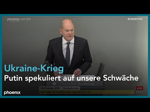 Regierungserklärung von Olaf Scholz, Bundeskanzler, zum Europäischen Rat am 20.10.22