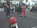 Sebastian Gier and  Chrystian Huff sparring