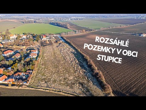 Video Prodej rozsáhlých pozemků v části obce Stupice