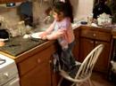 Lonely baby does dishes Lonely baby does dishes