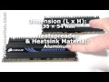 #1116 - Corsair Dominator PC3-12800 DDR3 Dual Channel 4GB Memory Video Review