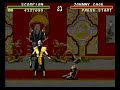 mortal kombat  genesis    flawless   hardest difficulty 1/2 