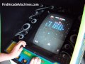 nicely prepared galaxian with new kickplate art. a look around the cabinet and then 2 games.