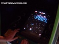 nicely prepared galaxian with new kickplate art. a look around the cabinet and then 2 games.