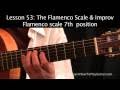 Instructional video on improvising on the Flamenco Scale