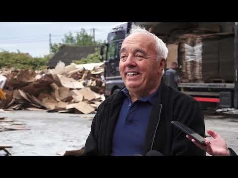PREDSTAVNICI GRADSKOG RUKOVODSTVA OBIŠLI POGONE FIRME ZA PROIZVODNJU CEVI OD HARTIJA “HIZNA”