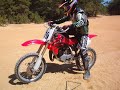 New Jersey Rider on a Honda CR 85 expert dirtbike New Jersey Rider on a Honda CR 85 expert dirtbike