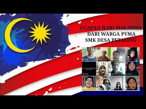 Ucapan Hari Malaysia dari PVMA SMK Desa Petaling