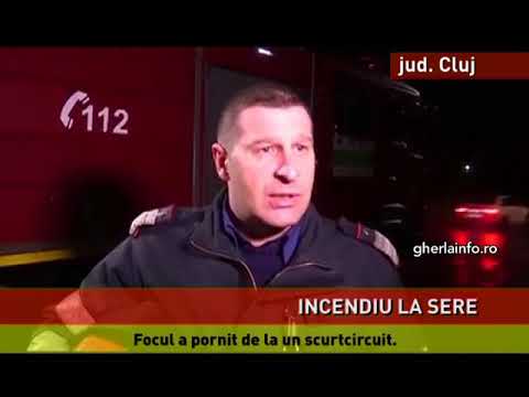 Incendiu la sere