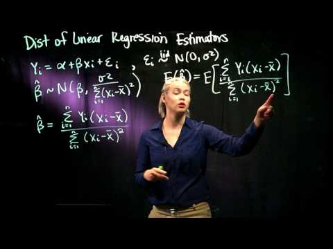5. Distribution for the Estimator of the Slope (part 1 of 3)