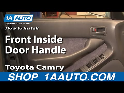 How To Install Replace Front Inside Door Handle Toyota Camry 92-96 1AAuto.com