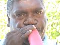 Groote Eylandt yiraka (didgeridoo) playing style
