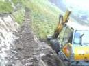 Schreitbagger Terrassierung 2007