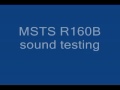 MSTS R160B sound testing