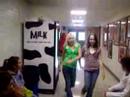 Strutting down the hallway