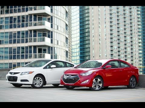 2013 Hyundai Elantra Coupe vs. 2012 Honda Civic Coupe 2013 Hyundai Elantra Coupe vs. 2012 Honda Civic Coupe