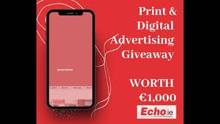 Win a €1,000 Advertising Voucher for your local business