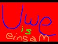 Uwe is einsam