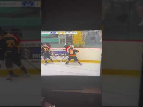 Offensive Zone with Big Hit