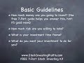 Stock Tips: How to Establish Realistic Investment Goals