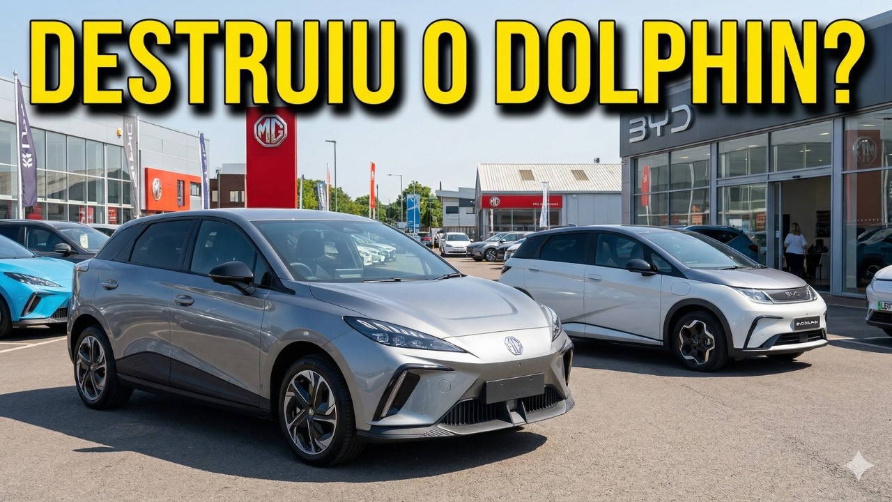 MG4 Urban CHEGA AO BRASIL e pode DESTRUIR o BYD Dolphin? Hatch elétrico surpreende