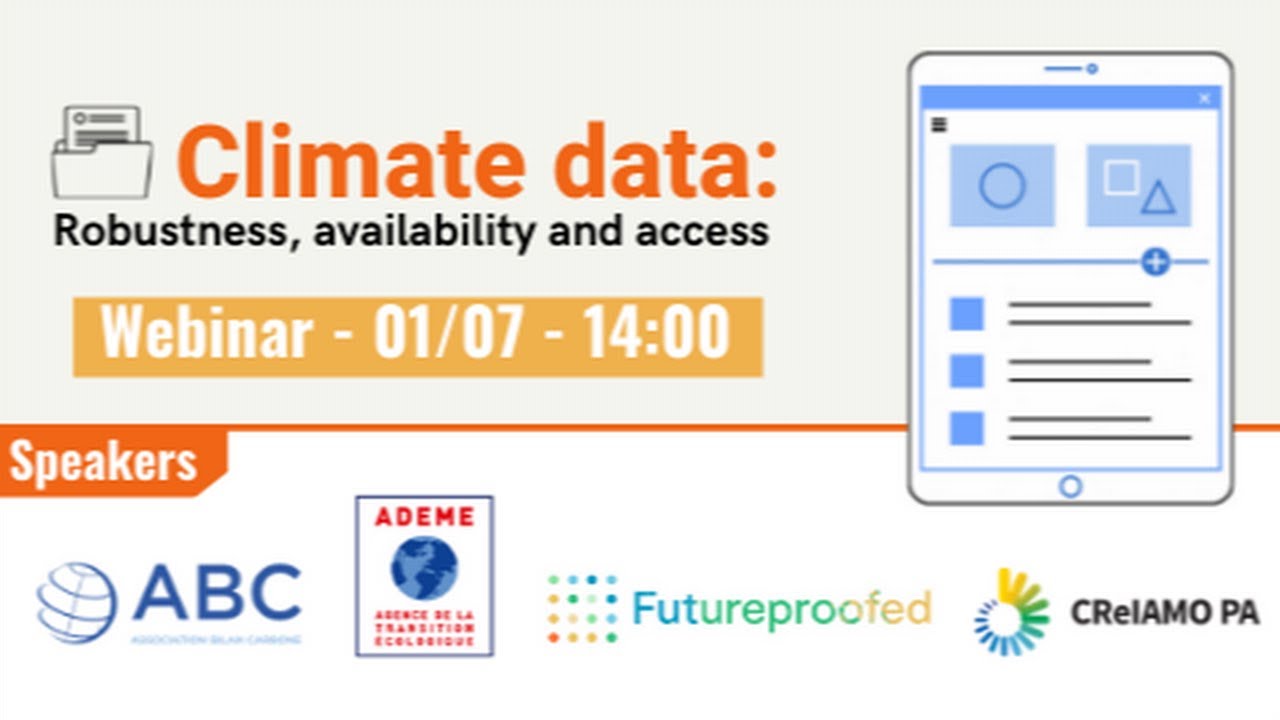 🗂️ Climate data : Robustness, availability and access