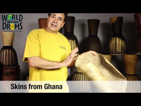how to reskin a djembe drum