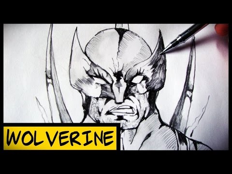 how to draw wolverine and the x-men