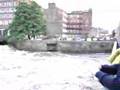 belper river gardens - floodtime 28th june 2007