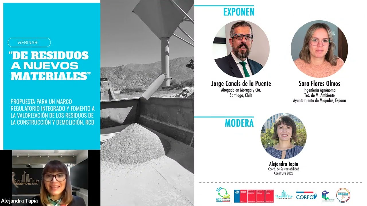 Webinar “De residuos a nuevos materiales”