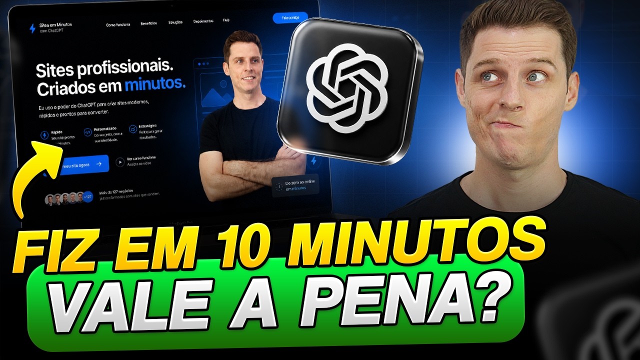 ChatGPT Sites: Criei uma Ferramenta Completa em Menos de 10 Minutos (Vale a pena?)