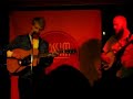 tom brosseau playing at club passim - matt bauer on banjo