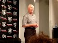 Fred Biletnikoff speaking at RaiderMecca X Fred Biletnikoff speaking at RaiderMecca X
