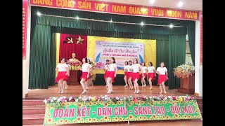 Hội LHPN phường Vàng Danh: Liên hoan vũ điệu mùa xuân kỷ niệm 113 năm ngày Quốc tế phụ nữ 8/3, 1983 năm khởi nghĩa Hai Bà Trưng và Ngày Quốc tế hạnh phúc 20/3