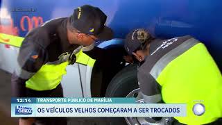 Transporte público de Marília: os veículos velhos começaram a ser trocados