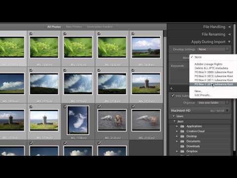 Importing - Discover the most efficient method for downloading images into Lightroom and organizing them. Quickly import and manage your photo collection in a library th...
