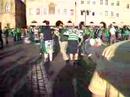 Irish soccer fans in Prague before the Czech game