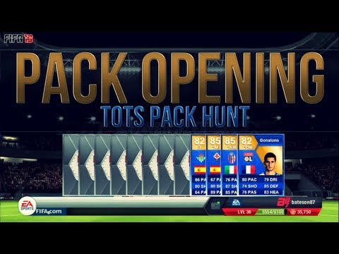 FIFA 13 UT | TOTS Pack Opening | Live Pack Opening
