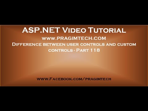 how to create custom control dll in asp.net