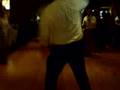 Fat guy danseing