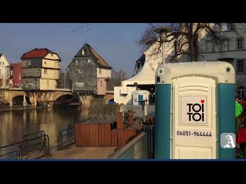 Narrenkäfig auf dem Bad Kreuznacher Kornmarkt